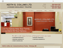 Tablet Screenshot of keithgcollins.com
